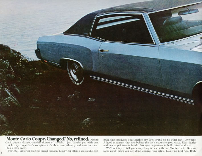 1971 Chevrolet Monte Carlo Brochure Page 5